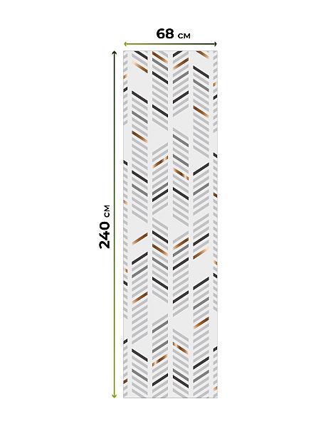 Рулонная штора для кухни для детской Лиритиск - 92 - ширина 68 см - фото 8