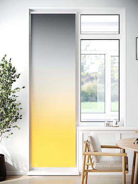 Рулонная штора для кухни для детской Лиритиск - 93 - ширина 68 см - фото 7