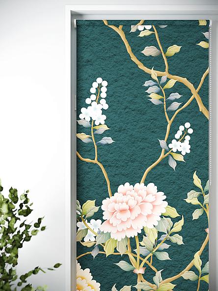 Рулонная штора для кухни для детской Лиритиск - 96 - ширина 68 см - фото 4