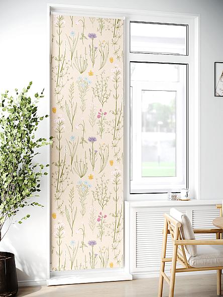 Рулонная штора для кухни для детской Лиритиск - 98 - ширина 68 см - фото 2