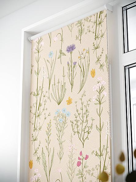 Рулонная штора для кухни для детской Лиритиск - 98 - ширина 68 см - фото 3