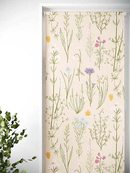 Рулонная штора для кухни для детской Лиритиск - 98 - ширина 68 см - фото 4