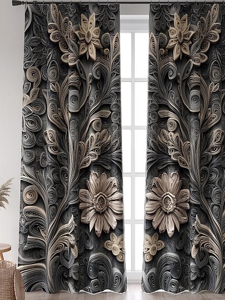 Комплект штор Ринтофол - 413 - 240 см - фото 3