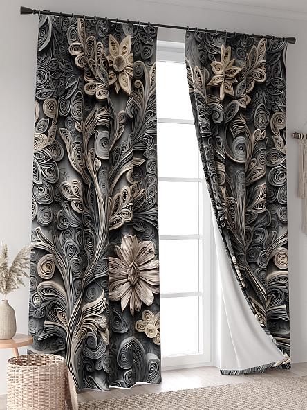 Комплект штор Ринтофол - 413 - 240 см - фото 4