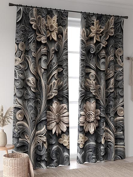 Комплект штор Ринтофол - 413 - 240 см - фото 6