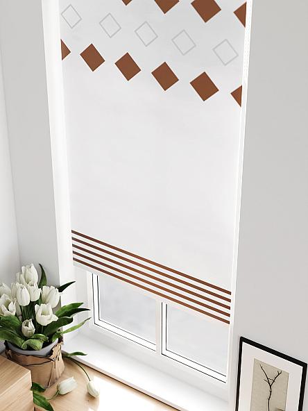 Рулонная штора для кухни для детской Клартис - 744 - ширина 62 см - фото 3