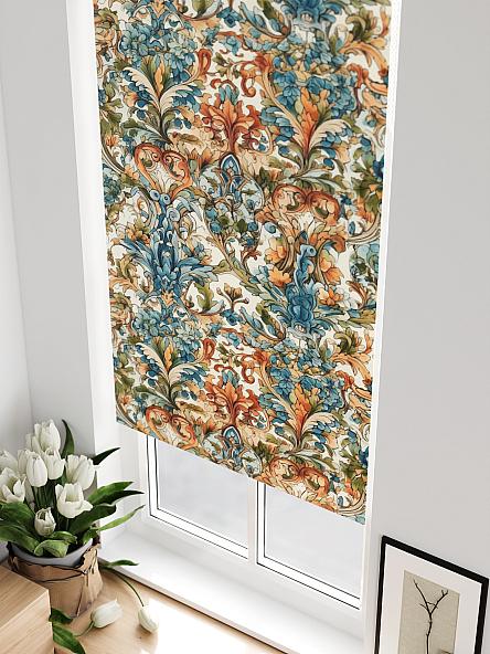 Рулонная штора для кухни для детской Лимкис - 859 - ширина 52 см - фото 3