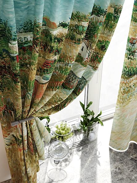 Комплект штор для кухни Лиртикс - 709 - 160 см - фото 3