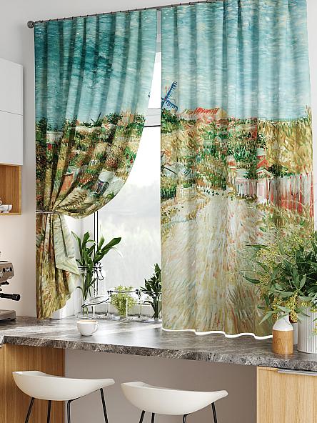Комплект штор для кухни Лиртикс - 709 - 160 см - фото 5
