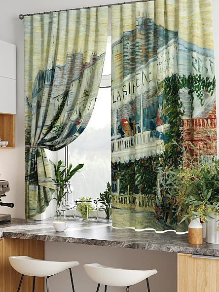 Комплект штор для кухни Лиртикс - 715 - 160 см - фото 5