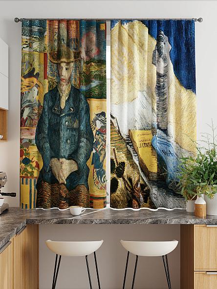 Комплект штор для кухни Лиртикс - 726 - 160 см - фото 2