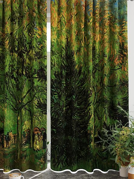 Комплект штор для кухни Лиртикс - 729 - 160 см - фото 4