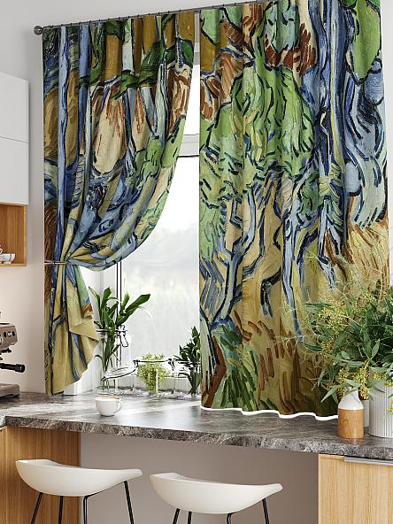Комплект штор для кухни Лиртикс - 740 - 160 см - фото 5