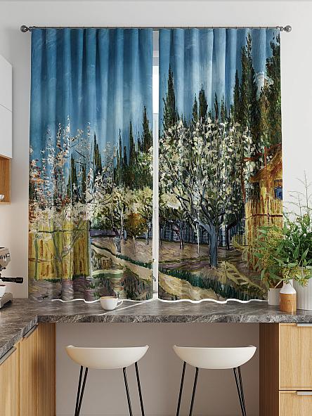 Комплект штор для кухни Лиртикс - 751 - 160 см - фото 2