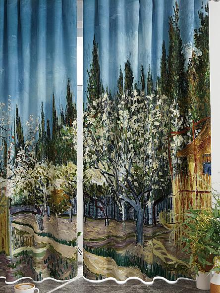 Комплект штор для кухни Лиртикс - 751 - 160 см - фото 4
