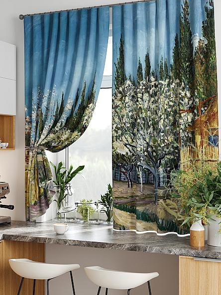 Комплект штор для кухни Лиртикс - 751 - 160 см - фото 5