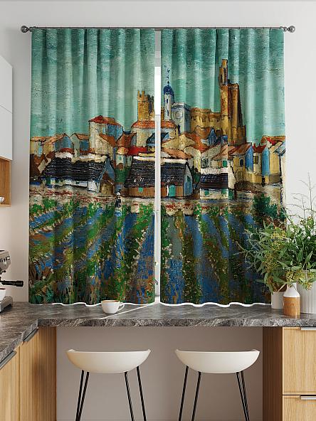 Комплект штор для кухни Лиртикс - 753 - 160 см - фото 2