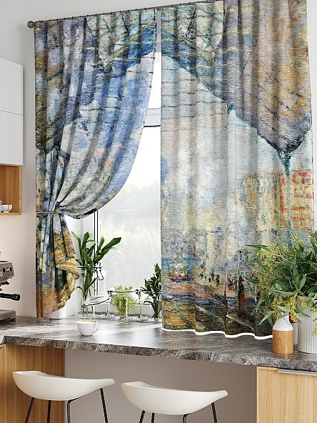 Комплект штор для кухни Лиртикс - 798 - 160 см - фото 5