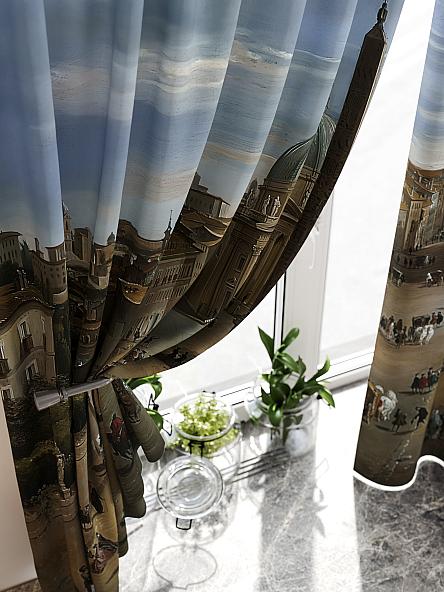 Комплект штор для кухни Лиртикс - 804 - 160 см - фото 3