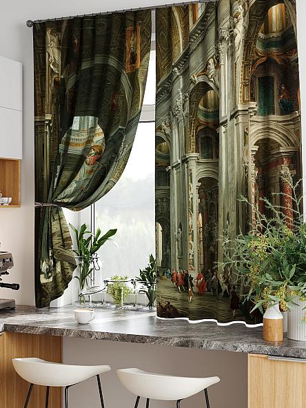 Комплект штор для кухни Лиртикс - 805 - 160 см - фото 5