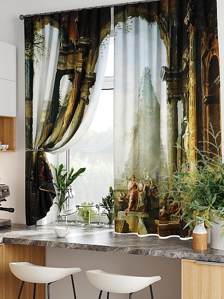 Комплект штор для кухни Лиртикс - 808 - 160 см - фото 5