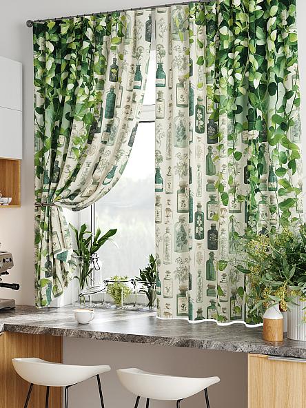 Комплект штор для кухни Лиртикс - 813 - 160 см - фото 5