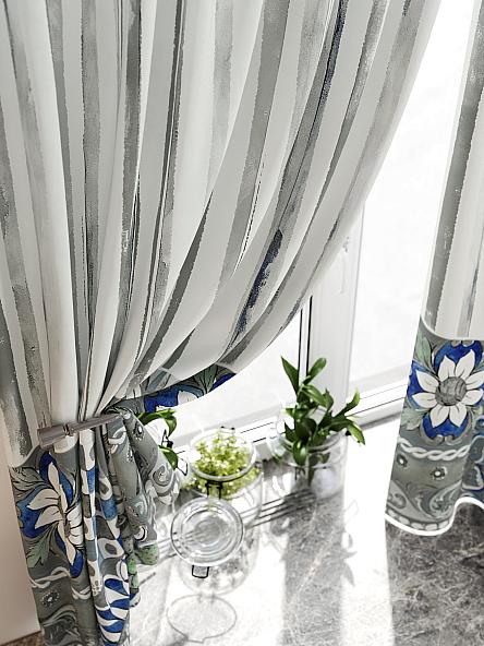 Комплект штор для кухни Лиртикс - 840 - 160 см - фото 3