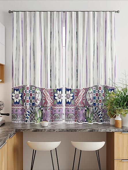 Комплект штор для кухни Лиртикс - 841 - 160 см - фото 2