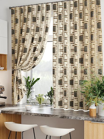 Комплект штор для кухни Лиртикс - 855 - 160 см - фото 5