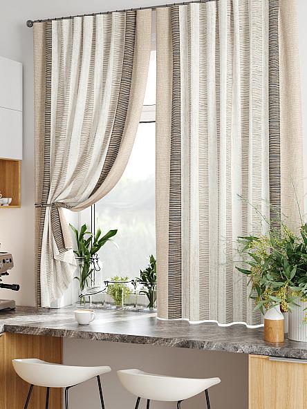 Комплект штор для кухни Лиртикс - 859 - 160 см - фото 5