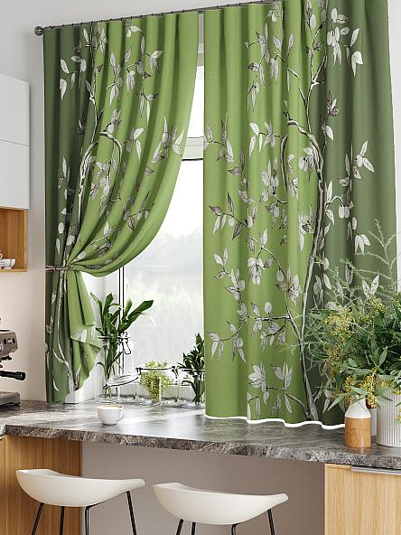 Комплект штор для кухни Лиртикс - 882 - 160 см - фото 5