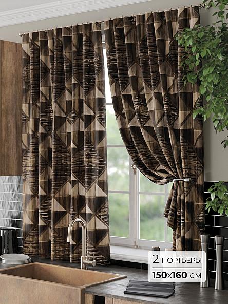 Комплект штор для кухни Флакрит - 258 - 160 см