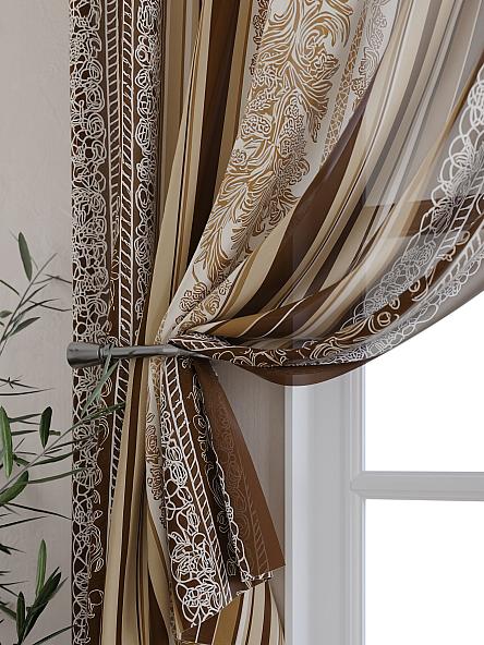 Комплект штор для кухни Флаксторс - 150 - 160 см - фото 2