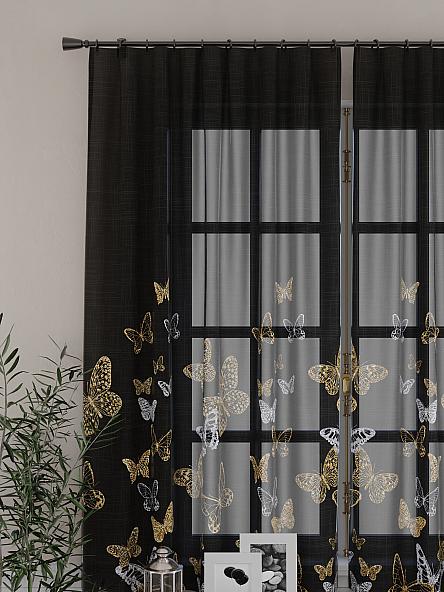 Комплект штор для кухни Флаксторс - 260 - 160 см - фото 3