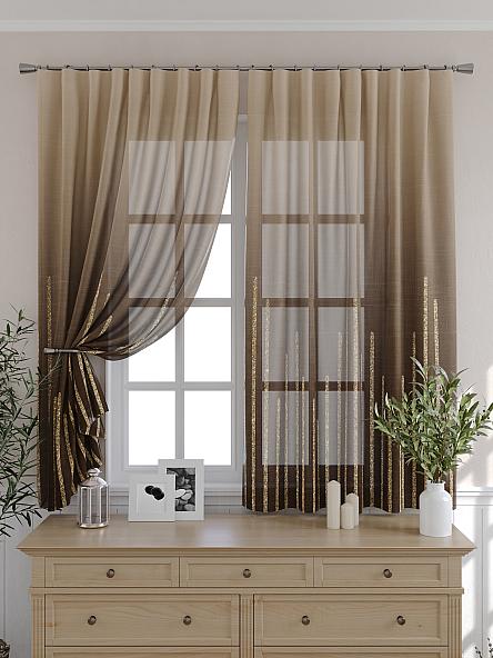 Комплект штор для кухни Флаксторс - 262 - 160 см - фото 6