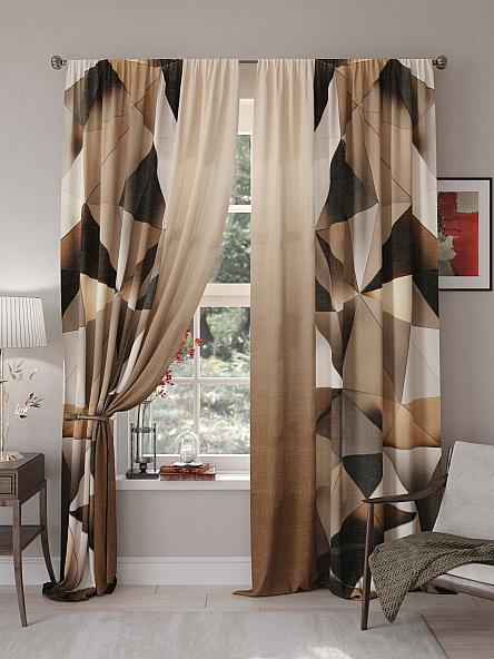 Комплект штор Мелари - 32 - 250 см - фото 2