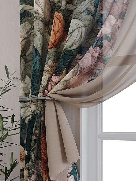 Комплект штор для кухни Мелика - 64 - 160 см - фото 2
