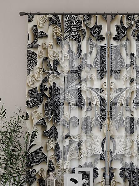Комплект штор для кухни Мелика - 118 - 170 см - фото 3