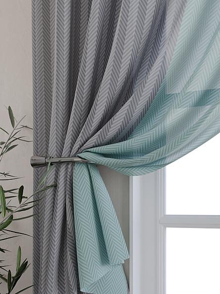 Комплект штор для кухни Мелика - 40 - 180 см - фото 2