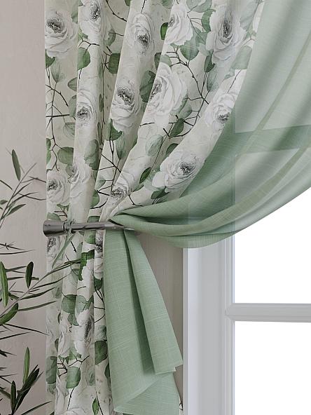 Комплект штор для кухни Мелика - 46 - 180 см - фото 2