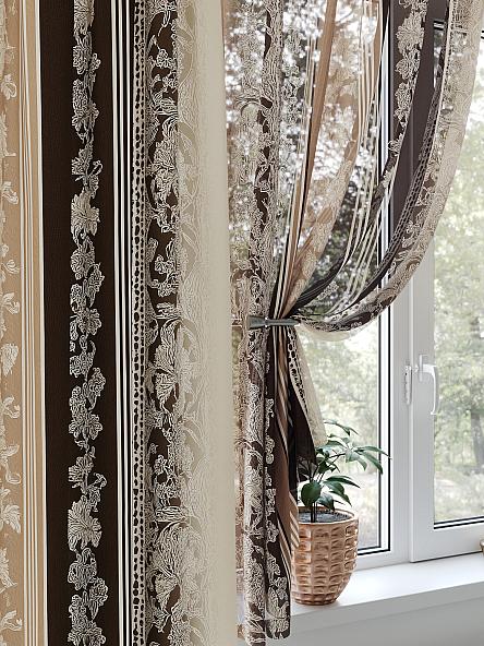 Комплект штор для кухни Фристон - 103 - 240 см - фото 3