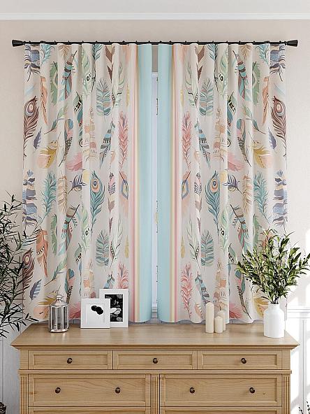 Комплект штор для кухни Лиртикс - 499 - 160 см - фото 3