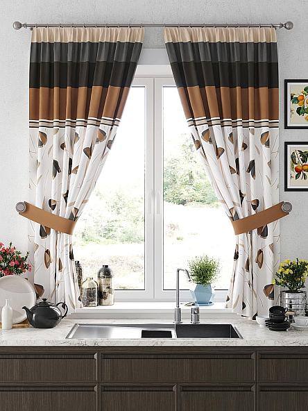 Комплект штор для кухни Лиртикс - 693 - 170 см - фото 3