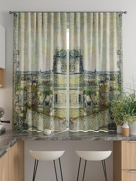 Комплект штор для кухни Лиртикс - 702 - 170 см - фото 2