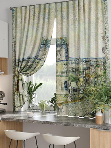 Комплект штор для кухни Лиртикс - 702 - 170 см - фото 5