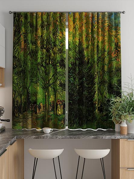 Комплект штор для кухни Лиртикс - 729 - 170 см - фото 2