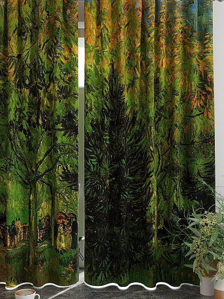 Комплект штор для кухни Лиртикс - 729 - 170 см - фото 4