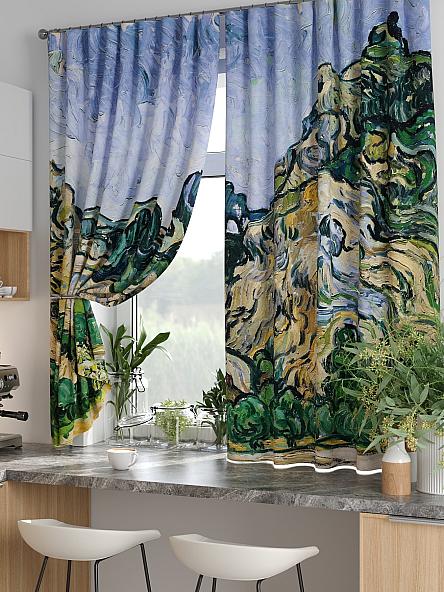 Комплект штор для кухни Лиртикс - 749 - 170 см - фото 5