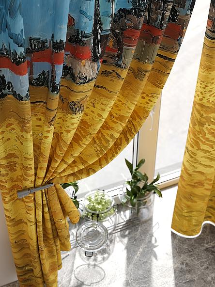 Комплект штор для кухни Лиртикс - 750 - 170 см - фото 3