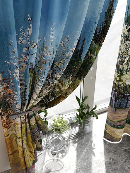 Комплект штор для кухни Лиртикс - 751 - 170 см - фото 3